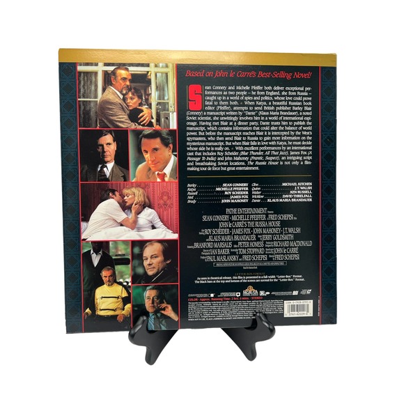 Vintage Russia House Deluxe Letterbox Edition Laserdisc Sean Connery - Picture 2 of 2